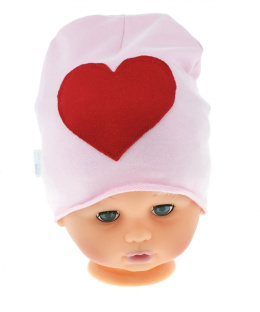 baby hat, a gift on Valentine's day, heart