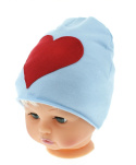 Baby Mütze, ein Geschenk zum Valentinstag, Herzen