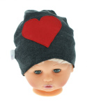 baby hat, a gift on Valentine's day, heart