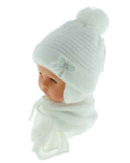 Baby hat with a scarf (CZ + S 009A)