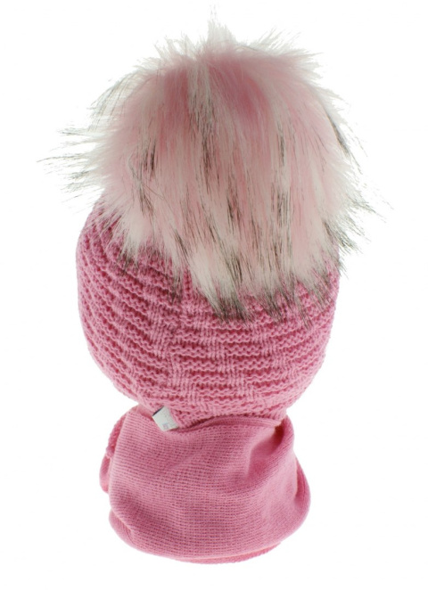 Baby hat with a scarf CZ + S 015C Baby hat with a scarf CZ + S 015C