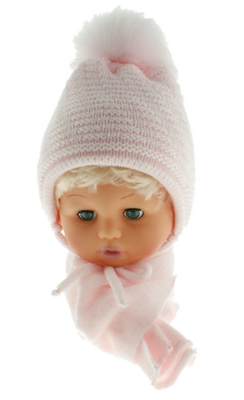 Baby hat with a scarf CZ + S 015B Baby hat with a scarf CZ + S 015B