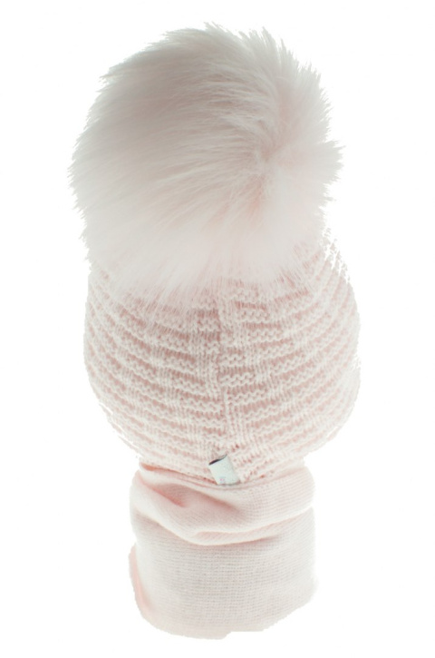 Baby hat with a scarf CZ + S 015B Baby hat with a scarf CZ + S 015B