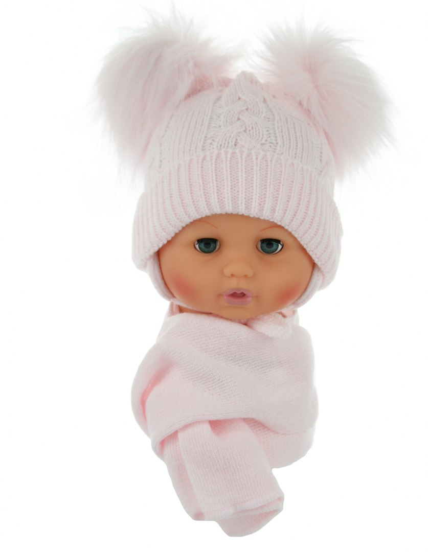 Baby hat with a scarf (CZ + S 016C) Baby hat with a scarf (CZ + S 016C)