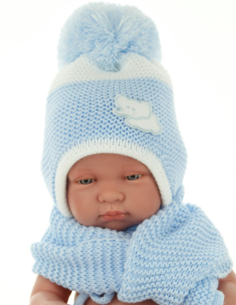 Baby hat with a scarf (CZ + S 045C) Baby hat with a scarf (CZ + S 045C)