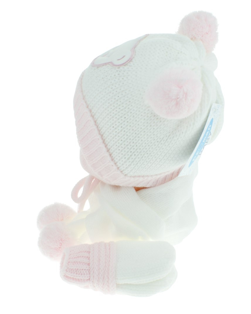 Baby hat with scarf and gloves (CZ + S + R 124B) Baby hat with scarf and gloves (CZ + S + R 124B)