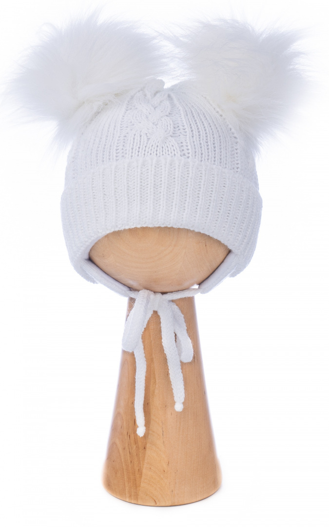 Baby hat with a scarf (CZ + S 016B) Baby hat with a scarf (CZ + S 016B)