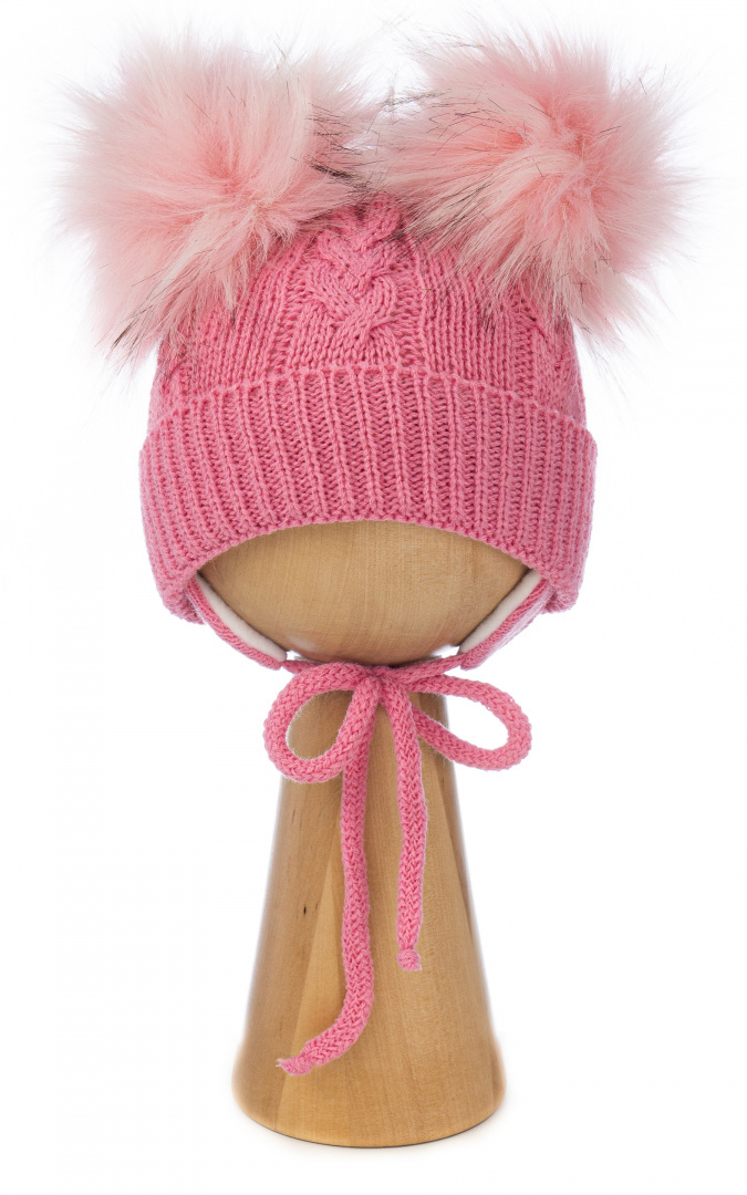 Baby hat with a scarf (CZ + S 016G) Baby hat with a scarf (CZ + S 016G)