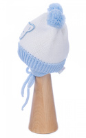 Baby hat with scarf and gloves (CZ + S + R 124A)