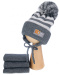 Czapka dziecięca z szalikiem