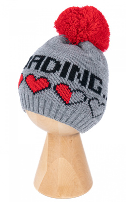Cap with tassel, a gift on Valentine's day, heart