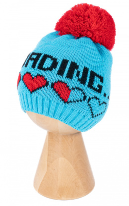 Cap with tassel, a gift on Valentine's day, heart