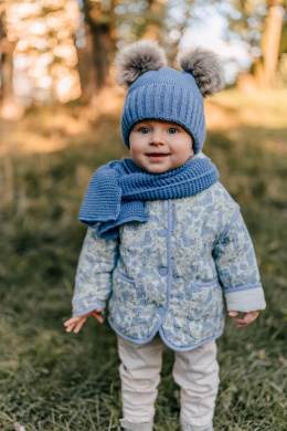 Baby Mütze mit Schal und Handschuhe
